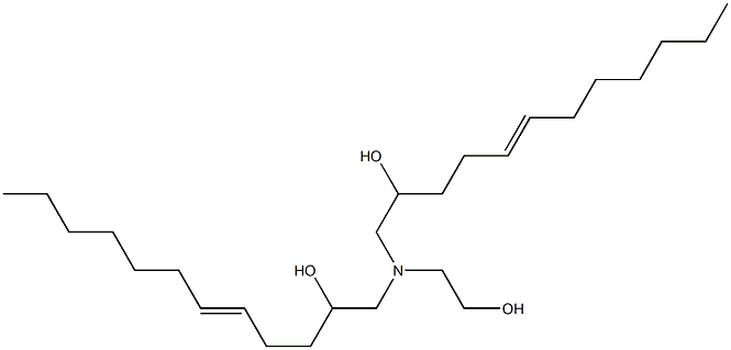 1,1'-[(2-Hydroxyethyl)imino]bis(5-dodecen-2-ol) 结构式