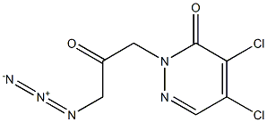 4,5-Dichloro-2-(3-azido-2-oxopropyl)pyridazin-3(2H)-one Structure