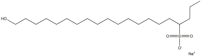 20-Hydroxyicosane-4-sulfonic acid sodium salt