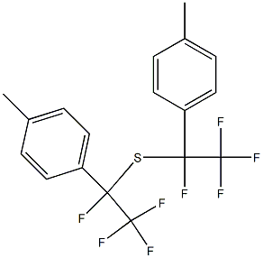 p-メチルフェニル(1,2,2,2-テトラフルオロエチル)スルフィド 化学構造式
