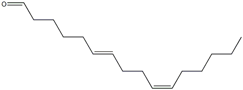 (6E,10Z)-6,10-Hexadecadienal Structure