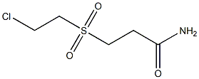 3-(2-Chloroethylsulfonyl)propionamide Structure