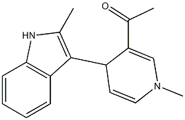  1,4-Dihydro-1-methyl-4-(2-methyl-1H-indol-3-yl)-3-acetylpyridine