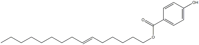 4-Hydroxybenzoic acid 6-pentadecenyl ester 结构式