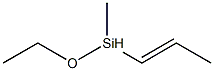 エトキシ(メチル)(1-プロペニル)シラン 化学構造式