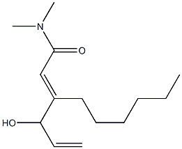(E)-3-(1-Hydroxyallyl)-N,N-dimethyl-2-nonenamide