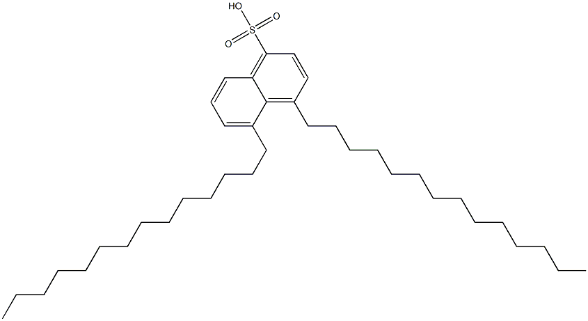  4,5-Ditetradecyl-1-naphthalenesulfonic acid