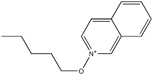 2-ペンチルオキシイソキノリニウム 化学構造式