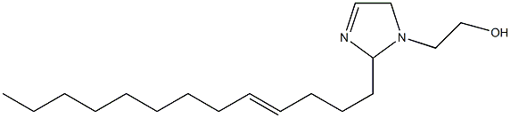 2-(4-Tridecenyl)-3-imidazoline-1-ethanol Structure