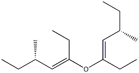 (+)-Ethyl[(S)-3-methyl-1-pentenyl] ether 结构式
