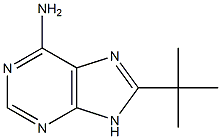 6-Amino-8-tert-butyl-9H-purine 结构式