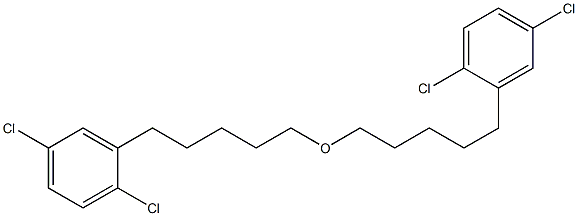 2,5-Dichlorophenylpentyl ether Struktur