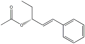 [E,R,(+)]-1-Phenyl-1-pentene-3-ol acetate