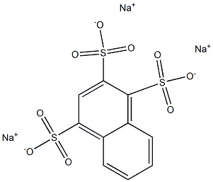 1,2,4-Naphthalenetrisulfonic acid trisodium salt Struktur