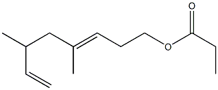 Propionic acid 4,6-dimethyl-3,7-octadienyl ester