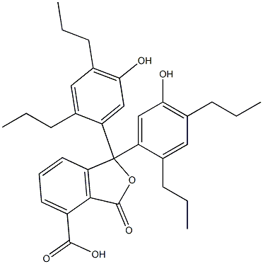 1,3-Dihydro-1,1-bis(5-hydroxy-2,4-dipropylphenyl)-3-oxoisobenzofuran-4-carboxylic acid