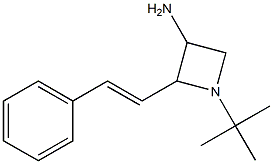  1-(1,1-Dimethylethyl)-2-[(E)-2-phenylethenyl]-3-azetidinamine