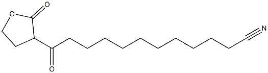 12-Oxo-12-[(tetrahydro-2-oxofuran)-3-yl]dodecanenitrile