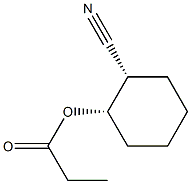 (1S,2S)-2-Cyanocyclohexanol propionate 结构式
