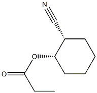 (1S,2S)-2-Cyanocyclohexanol propionate Structure