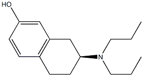 [2S,(-)]-2-Dipropylaminotetralin-7-ol,,结构式