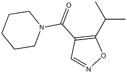 4-(Piperidinocarbonyl)-5-isopropylisoxazole Structure