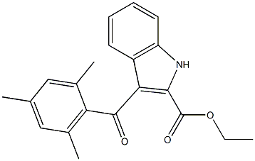  3-(2,4,6-Trimethylbenzoyl)-1H-indole-2-carboxylic acid ethyl ester