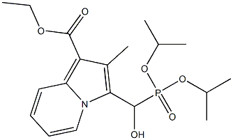  (1-Ethoxycarbonyl-2-methylindolizin-3-yl)hydroxymethylphosphonic acid diisopropyl ester