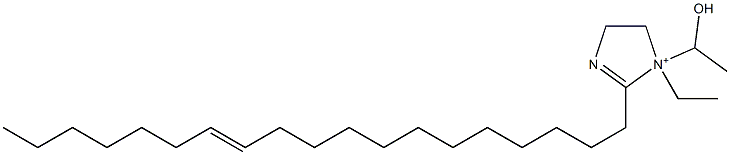 1-Ethyl-1-(1-hydroxyethyl)-2-(12-nonadecenyl)-2-imidazoline-1-ium,,结构式