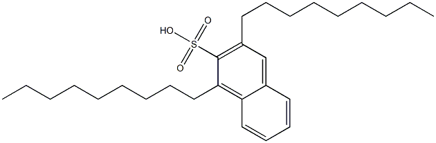 1,3-Dinonyl-2-naphthalenesulfonic acid Structure