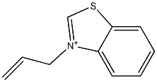 3-アリルベンゾチアゾリウム 化学構造式