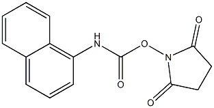 N-(1-Naphtylaminocarbonyloxy)succinimide,,结构式