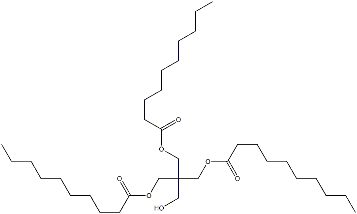 Didecanoic acid 2-(hydroxymethyl)-2-[(decanoyloxy)methyl]-1,3-propanediyl ester|化合物 T33915