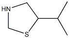 5-イソプロピルチアゾリジン 化学構造式