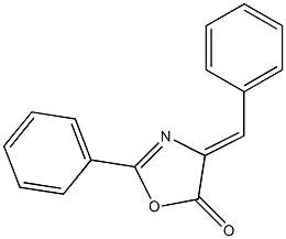 (4Z)-2-Phenyl-4-benzylidene-2-oxazoline-5-one Structure