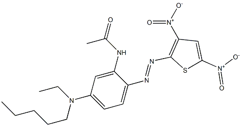2'-(3,5-Dinitro-2-thienylazo)-5'-(ethylpentylamino)acetanilide