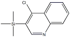 4-Chloro-3-(trimethylsilyl)quinoline Structure