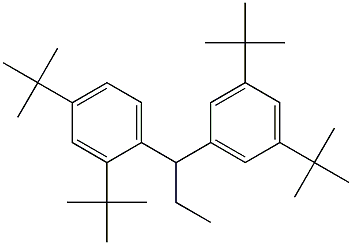 1-(2,4-Di-tert-butylphenyl)-1-(3,5-di-tert-butylphenyl)propane Structure