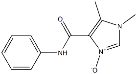 1,5-ジメチル-N-フェニル-1H-イミダゾール-4-カルボアミド3-オキシド 化学構造式