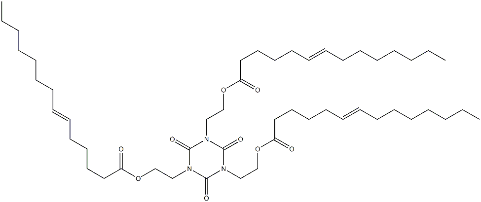 1,3,5-Tris[2-(6-tetradecenoyloxy)ethyl]hexahydro-1,3,5-triazine-2,4,6-trione