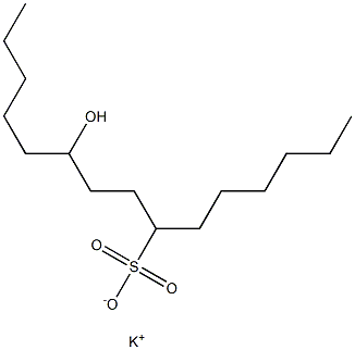 10-Hydroxypentadecane-7-sulfonic acid potassium salt|