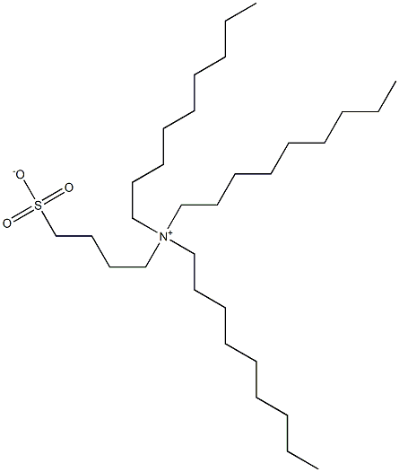 N,N-Dinonyl-N-(4-sulfonatobutyl)-1-nonanaminium Struktur