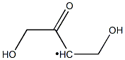 1,4-Dihydroxy-3-oxobutan-2-ylradical 结构式