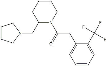 1-[(2-Trifluoromethylphenyl)acetyl]-2-(1-pyrrolidinylmethyl)piperidine
