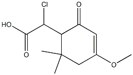  6,6-Dimethyl-4-methoxy-2-oxo-3-cyclohexenyl=chloroacetate