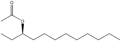 (+)-酢酸(R)-1-エチルデシル 化学構造式