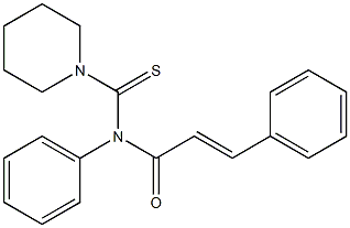  N-trans-Cinnamoyl-N-phenyl-1-piperidinecarbothioamide