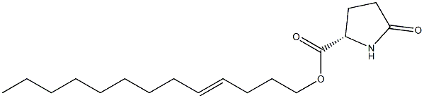 (S)-5-Oxopyrrolidine-2-carboxylic acid 4-tridecenyl ester 结构式