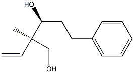 (1S,2R)-1-(2-Phenylethyl)-2-methyl-2-vinyl-1,3-propanediol,,结构式