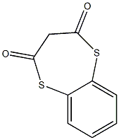 3H-1,5-ベンゾジチエピン-2,4-ジオン 化学構造式